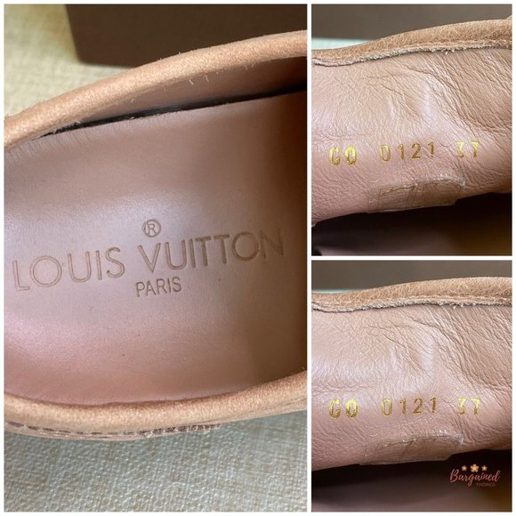 Authentic Louis Vuitton Soft Pink Leather Wing Tip Flat Sneakers Size 37/7 - Picture 8 of 13